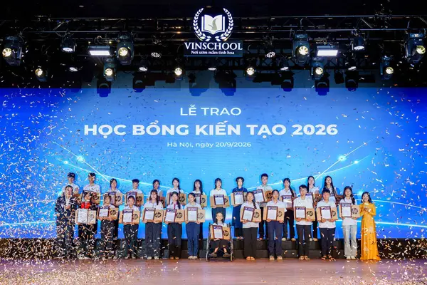 Học bổng Kiến tạo mùa 6 của Vinschool: Trao cơ hội kiến tạo tương lai