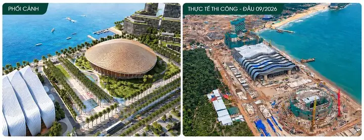 Diện mạo đại công trình APEC ở Phú Quốc sau một năm thi công