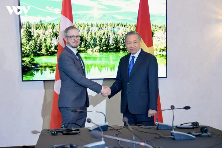 Tổng Bí thư, Chủ tịch nước Tô Lâm tiếp lãnh đạo Đảng Cộng sản Canada