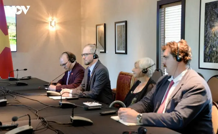 Tổng Bí thư, Chủ tịch nước Tô Lâm tiếp lãnh đạo Đảng Cộng sản Canada