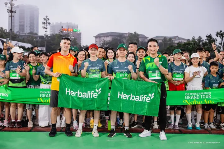 Herbalife tiếp tục đồng hành cùng VnExpress Marathon, lan tỏa lối sống năng động