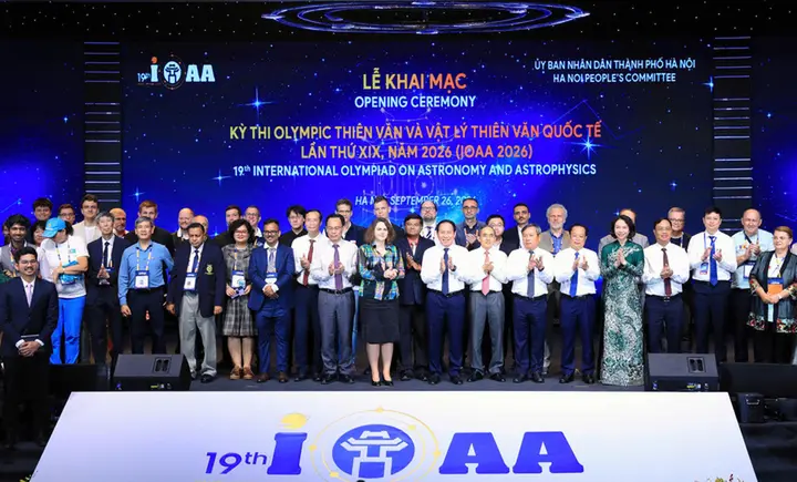 Khai mạc Kỳ thi Olympic Thiên văn và Vật lý thiên văn quốc tế tại Hà Nội