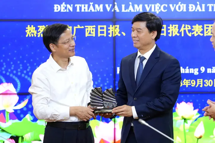 VOV tiếp đoàn Nhật báo Quảng Tây và Nhật báo Phương Nam, định hướng hợp tác mới