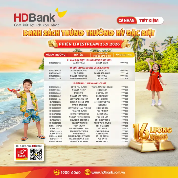 Mùa trung thu viên mãn, HDBank gọi tên 'Tỷ phú' vàng