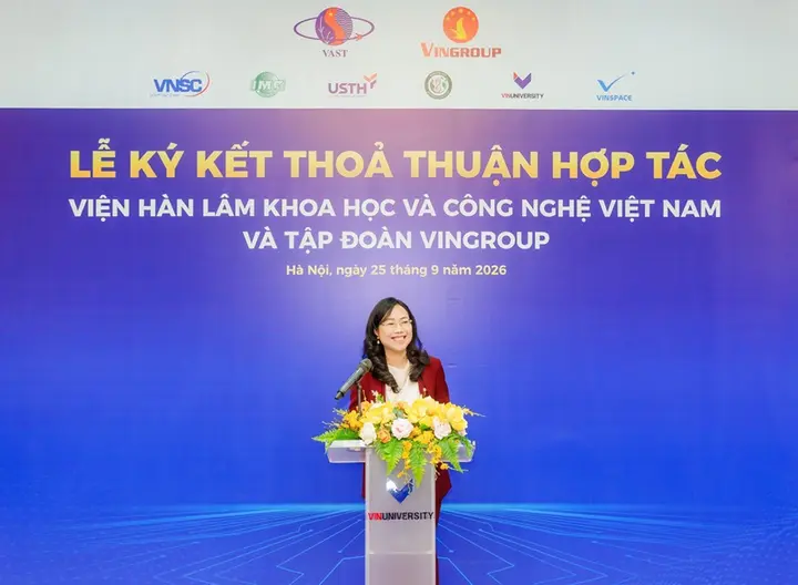 Vingroup và Viện Hàn lâm KH&CN Việt Nam hợp tác phát triển công nghệ mũi nhọn