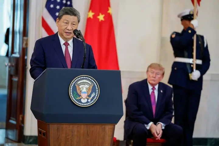 Video Tổng thống Donald Trump đón tiếp Chủ tịch Tập Cận Bình tại Nhà Trắng