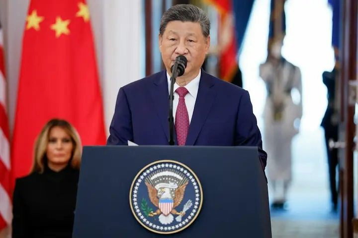 Video Tổng thống Donald Trump đón tiếp Chủ tịch Tập Cận Bình tại Nhà Trắng