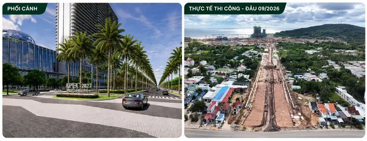 Diện mạo đại công trình APEC ở Phú Quốc sau một năm thi công