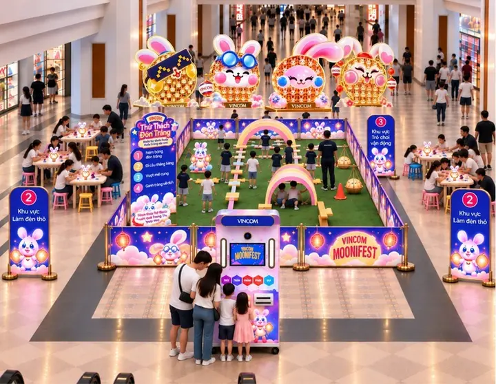 Vincom Moonifest: Lên đồ nhập hội, rước đèn đón may mùa Trung thu