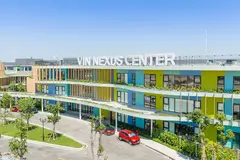 Vin Nexus Center: Trường học hạnh phúc hình trái tim và những gam màu rất 'lạ'