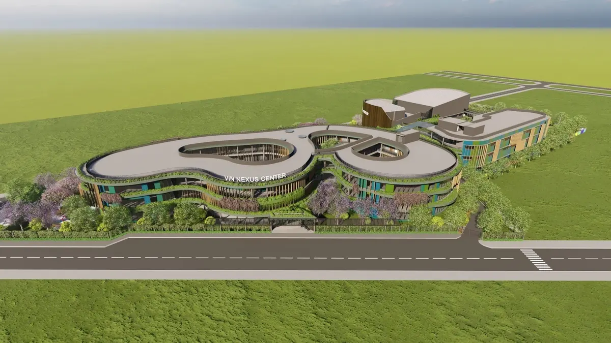 Vin Nexus Center: Trường học hạnh phúc hình trái tim và những gam màu rất 'lạ'