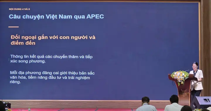 Tập huấn nâng cao kỹ năng tuyên truyền Năm APEC Việt Nam 2027
