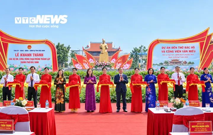 Diện mạo công viên gần 700 tỷ đồng có Đền thờ Bác Hồ ở Bắc Ninh