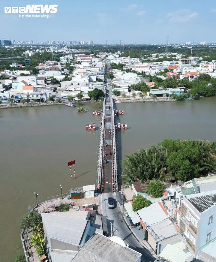 Cận cảnh cầu Rạch Dơi hơn 50 năm tuổi nối TP.HCM - Tây Ninh sắp được xây mới