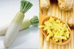 Vì sao mùa nóng nên ăn gừng , mùa rét nên ăn củ cải trắng?