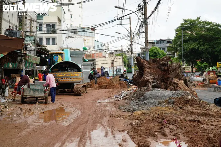 Tăng tốc thi công đường gần 1.000 tỷ ở trung tâm TP.HCM
