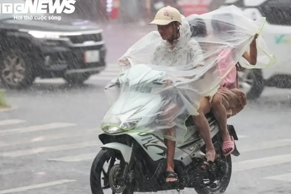 Dự báo thời tiết Hà Nội hôm nay 24/9: Mưa to cục bộ