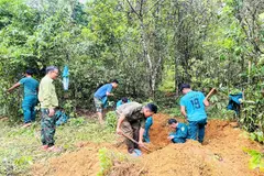 Tìm thấy 3 hài cốt liệt sĩ ở đầu nguồn suối Nước No, Quảng Ngãi