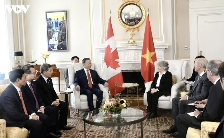Tổng Bí thư, Chủ tịch nước Tô Lâm hội kiến Toàn quyền Canada Louise Arbour