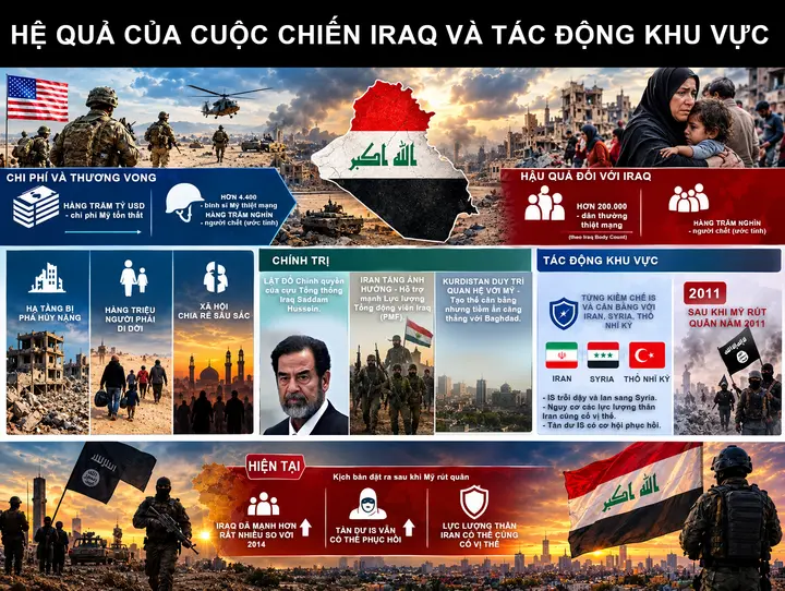 Mỹ rút quân khỏi Iraq: Hồi kết sau 23 năm hay khoảng trống quyền lực mới?