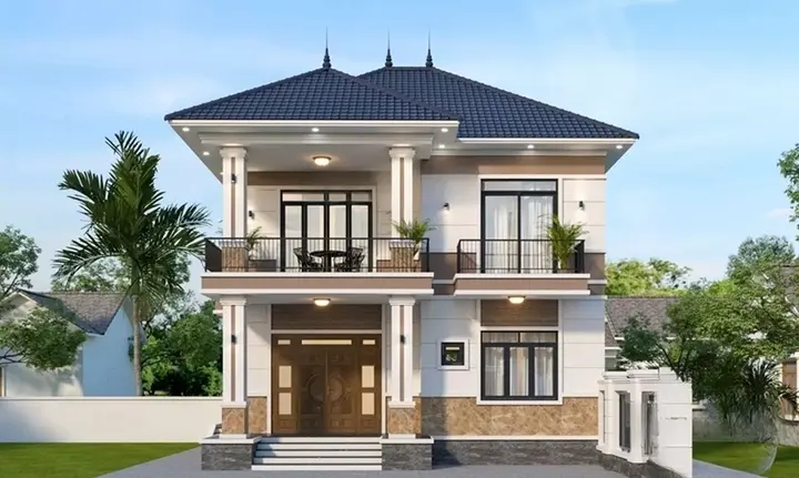 Xây nhà mái Nhật 2 tầng 75m² hết bao nhiêu tiền?