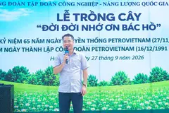 Vườn cây Công đoàn Petrovietnam phủ xanh Nhà máy Nhiệt điện Thái Bình 2