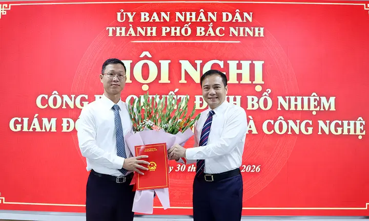 Bắc Ninh có tân Giám đốc Sở Khoa học và Công nghệ 40 tuổi