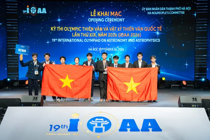 Khai mạc Kỳ thi Olympic Thiên văn và Vật lý thiên văn quốc tế tại Hà Nội