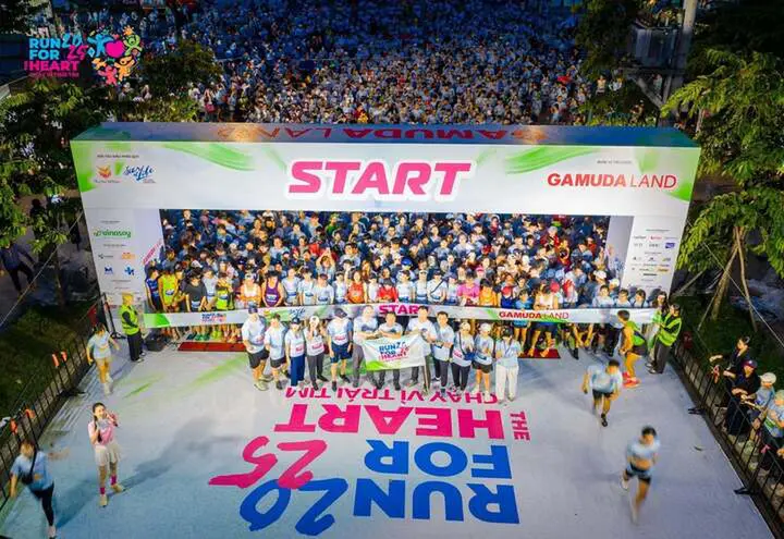 Khởi động giải chạy Vì trái tim 2026