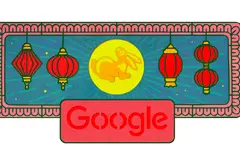 Đón Tết Trung thu năm 2026, Google Doodle đổi ảnh đại diện chú thỏ cung trăng
