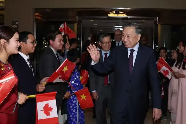 Tổng Bí thư, Chủ tịch nước Tô Lâm bắt đầu chuyến thăm cấp Nhà nước tới Canada