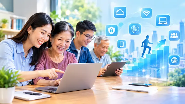 Khung kỹ năng số: 'Thước đo' mới giúp người dân tự tin làm chủ công nghệ