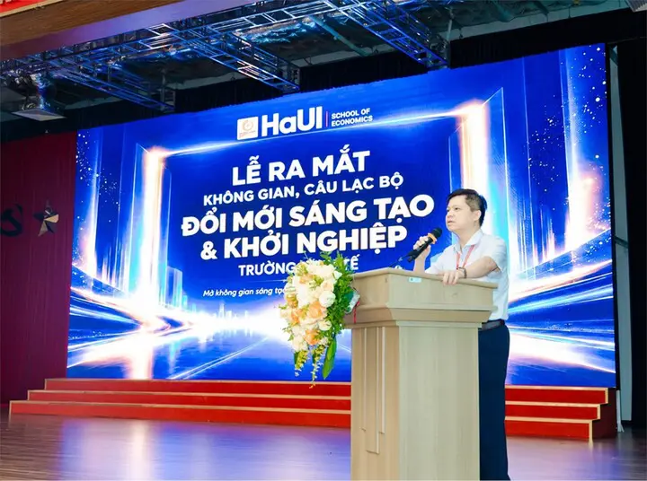 Trường Kinh tế, ĐH Công nghiệp Hà Nội ra mắt Không gian Đổi mới sáng tạo