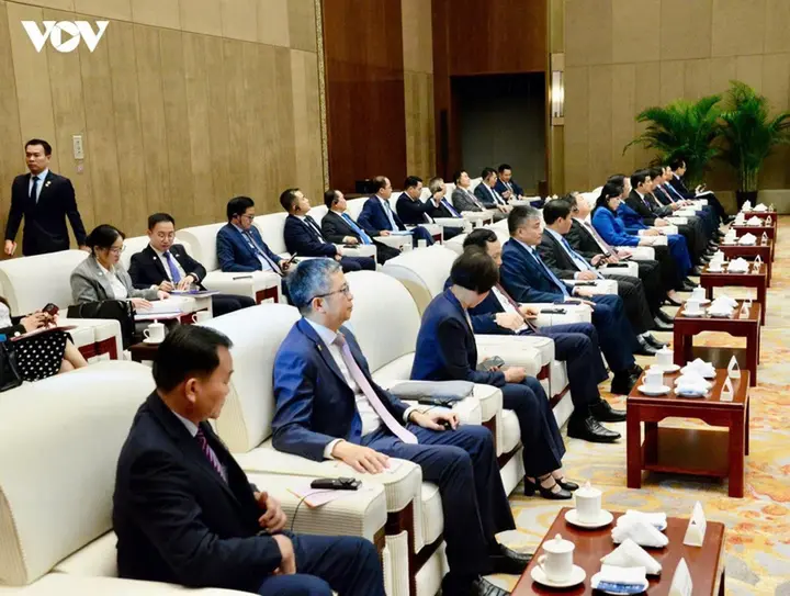 Chủ tịch Quốc hội Trần Thanh Mẫn tiếp Bí thư Tỉnh ủy Thiểm Tây