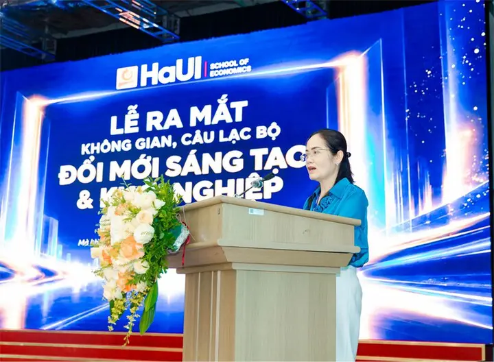 Trường Kinh tế, ĐH Công nghiệp Hà Nội ra mắt Không gian Đổi mới sáng tạo