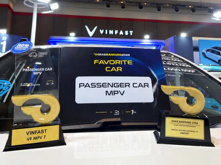 VinFast VF MPV 7 gây chú ý với truyền thông khi được vinh danh tại GIIAS Bandung