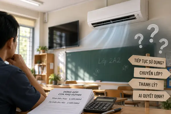 Quỹ phụ huynh trước quy định mới: Điều hòa, tivi đã mua sẽ được xử lý thế nào?