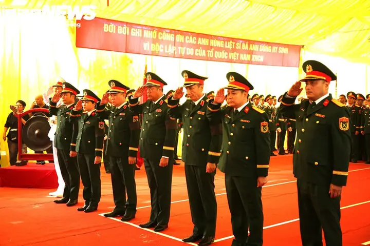 Xúc động lễ truy điệu, an táng 56 hài cốt liệt sĩ và đồng bào tử nạn ở Hải Phòng