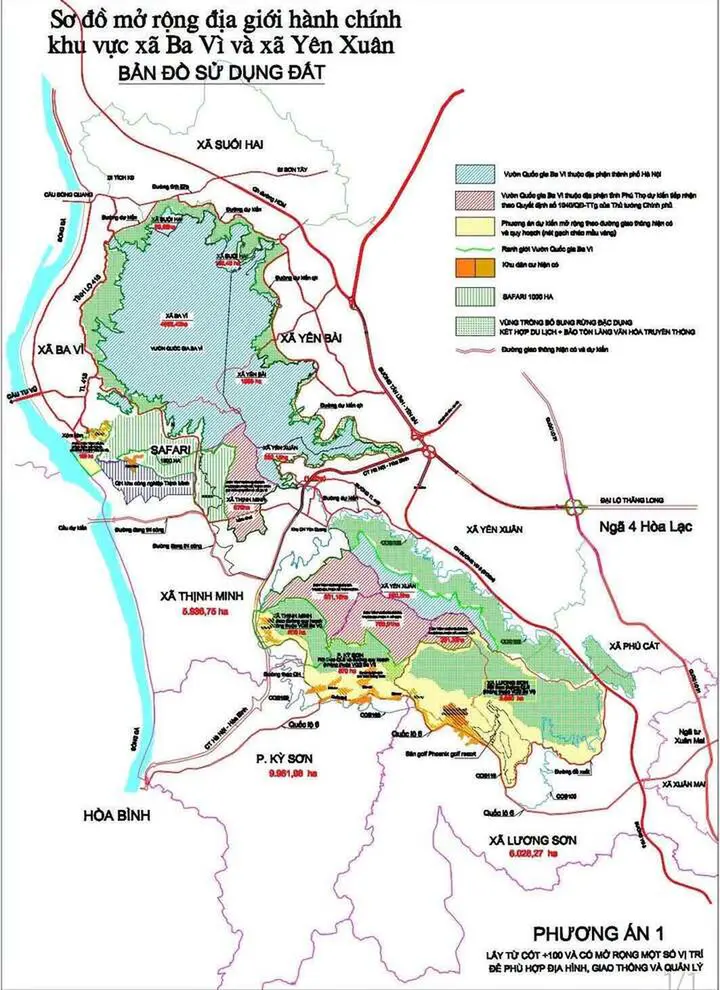 Đề xuất giảm diện tích dự án Safari Ba Vì còn gần 300ha