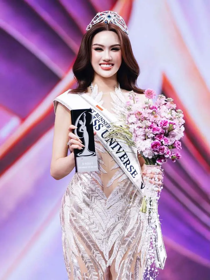 Á hậu 1 Miss Universe Vietnam Trịnh Mỹ Anh bị tước danh hiệu quốc tế