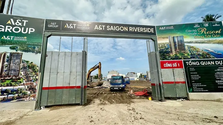 Xử phạt chủ đầu tư, nhà thầu dự án A&T Saigon Reveside 220 triệu đồng