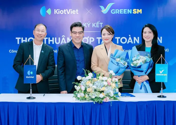 Green SM và KiotViet ký hợp tác chiến lược, mở rộng kinh doanh và giao nhận xanh