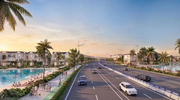 Giải mã vị trí 'hàng ghế đầu' chạm mặt nước của biệt thự Vinhomes Green Paradise