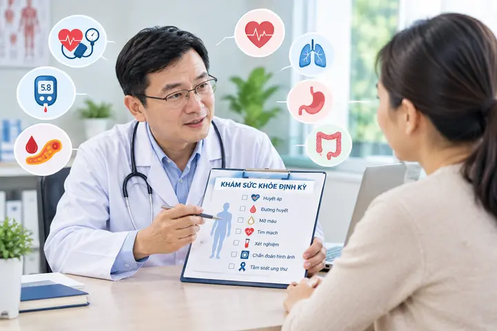 Miễn cưỡng đi khám vì vợ giục, người đàn ông 40 tuổi ngã ngửa khi 3 chỉ số đỏ lừ