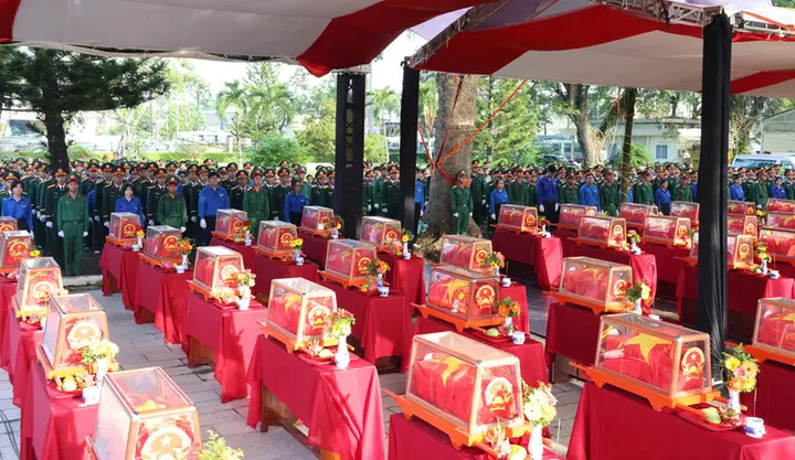 Cần Thơ tổ chức Lễ viếng, truy điệu và an táng 120 hài cốt liệt sĩ