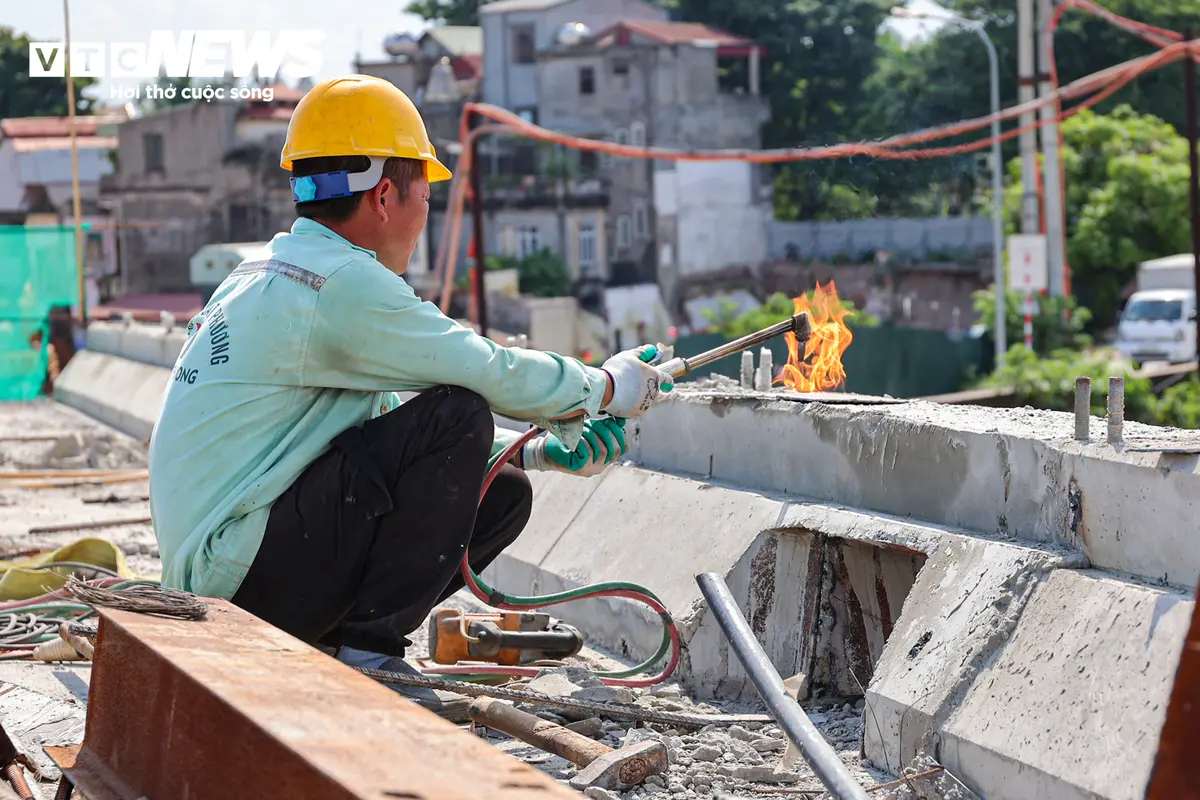 Hà Nội: Cầu Đuống mới hợp long, dự kiến thông xe năm 2026