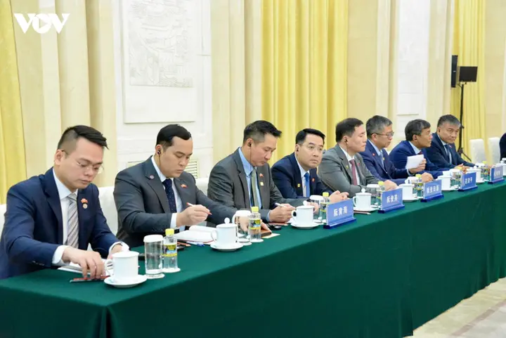 Chủ tịch QH Trần Thanh Mẫn hội kiến Chủ tịch Chính hiệp toàn quốc Trung Quốc