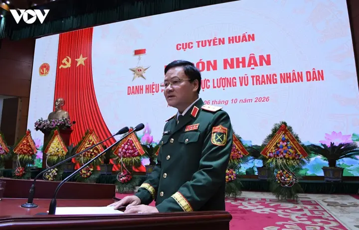 Cục Tuyên huấn đón nhận danh hiệu Anh hùng Lực lượng vũ trang Nhân dân