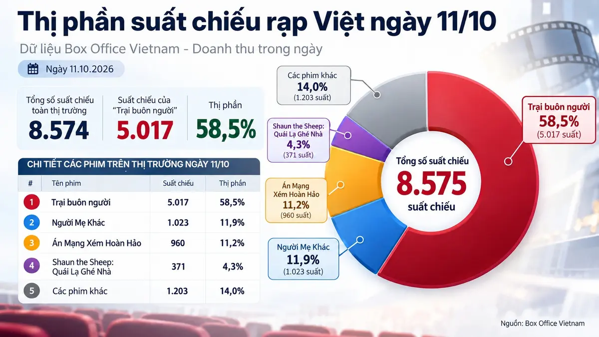 Thấy gì khi 'Trại buôn người' thắng lớn và nhiều phim nhận tin buồn?