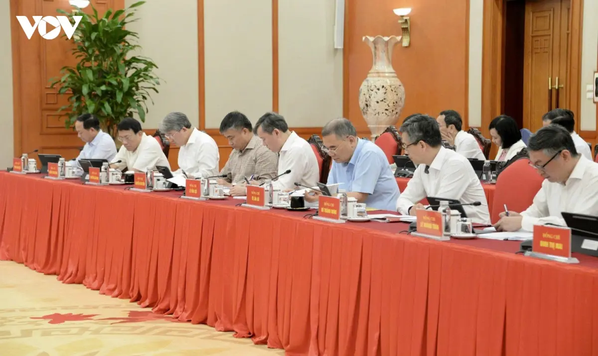 Tổng Bí thư, Chủ tịch nước làm việc với Ban Chính sách, chiến lược Trung ương